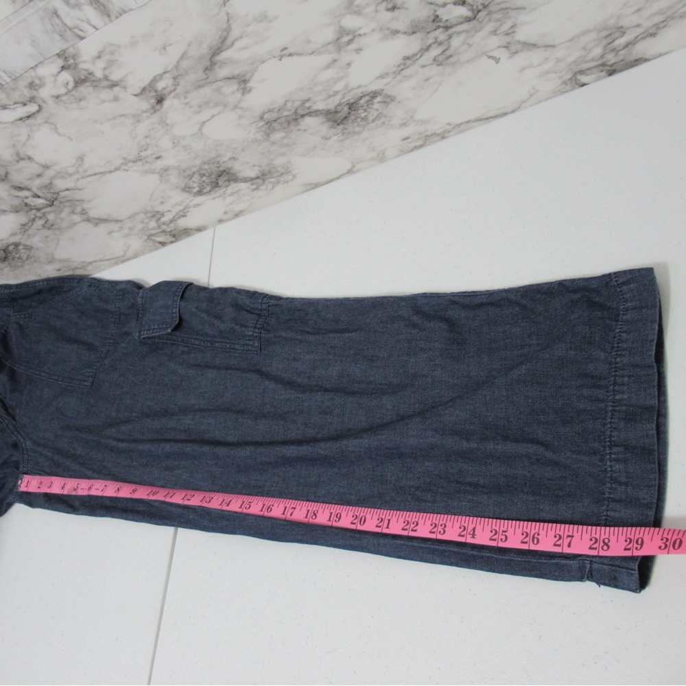 DKNY Chambray Casual Cargo Pants Size 4 - Picture 15 of 16